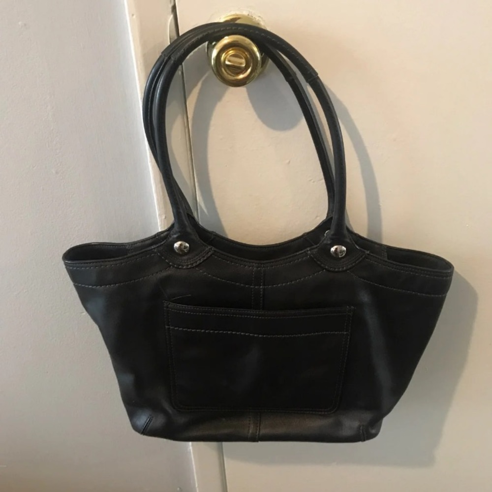 Leather Shoulder Tote